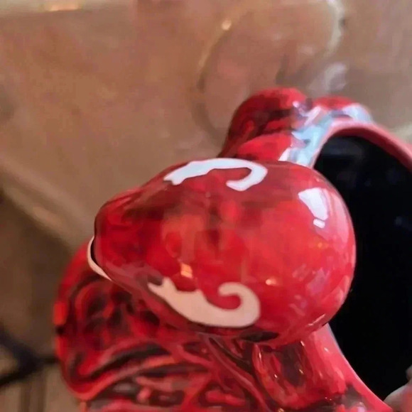 MARVEL 2015 CARNAGE 2-Handled Sculpted Mug with Pour Spout Mouth Coffee Tea Cup - Picture 8 of 16